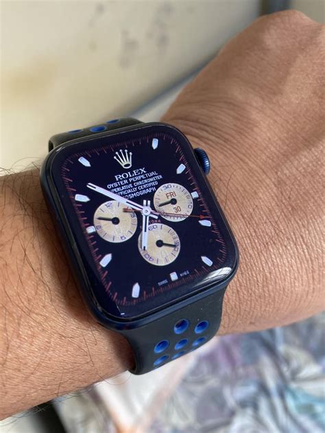 apple watch 6 rolex face|Rolex wallpaper Apple Watch face.